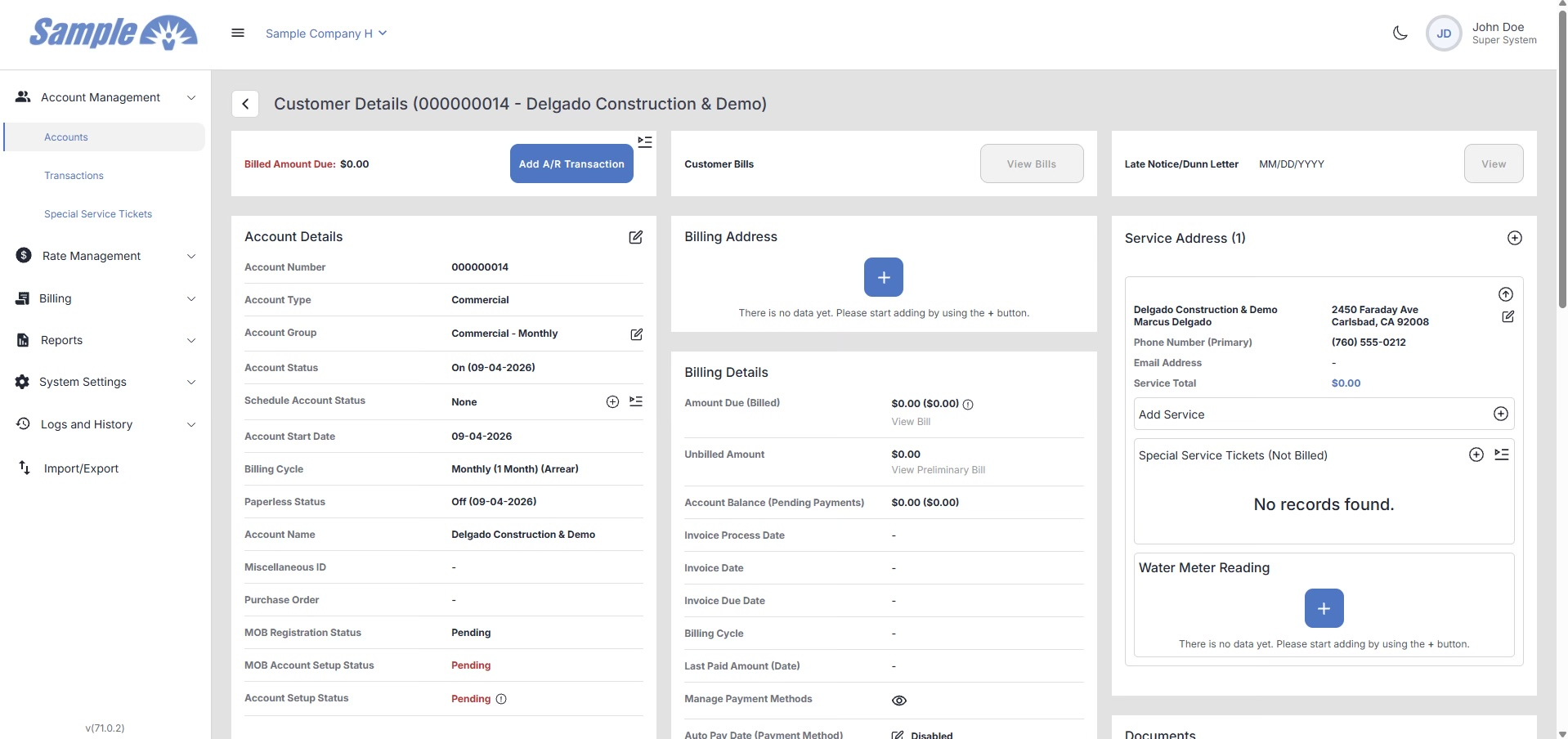 Account Management